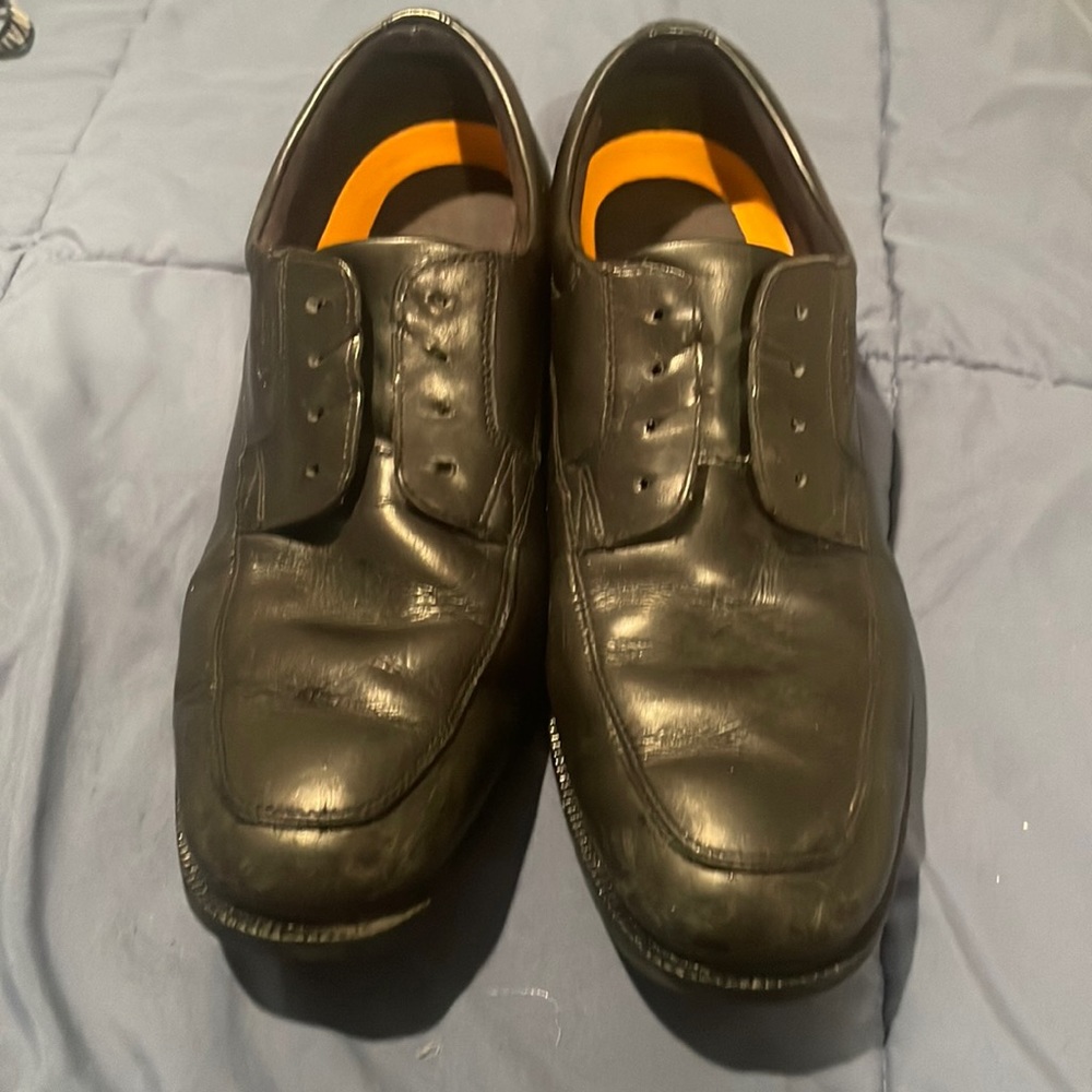 Black Rockport Mens Dress Shoes Size 12